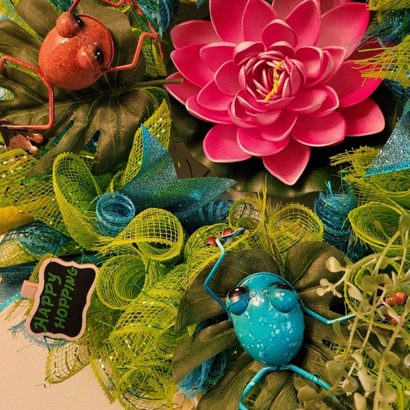 Ribbiter's Reef Wreath - Picture 2 of 4